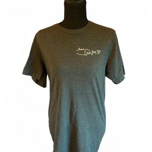 Fan-Made Taylor Swift Unisex Gray Graphic Albums Book Tee, Size Medium